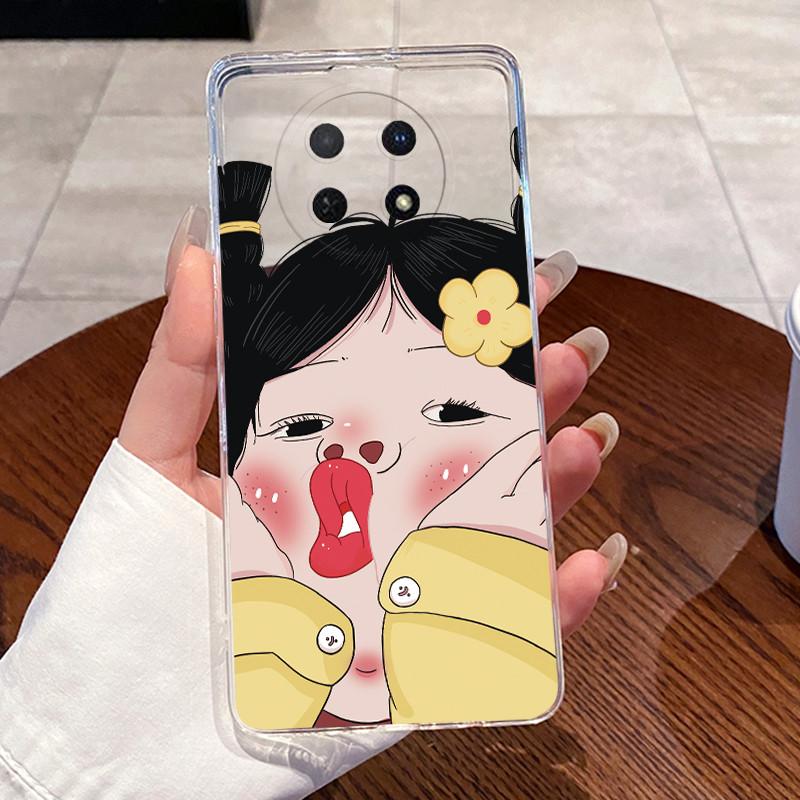 Casing For Huawei Nova 14i Y91 12i 13i Case Fashion Cute Cat Cartoon Soft Silicone Back Cover Transparent TPU Phone Case