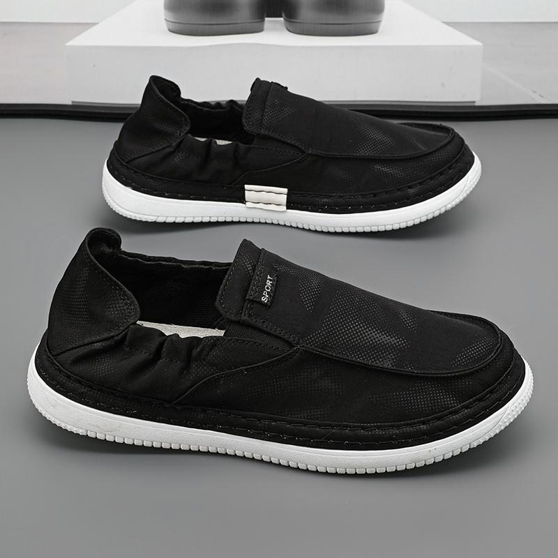 Nowe męskie wygodne buty sportowe buty codzienne Oddychające modne wygodne codzienne buty męskie wsuwane płócienne buty sneakersy