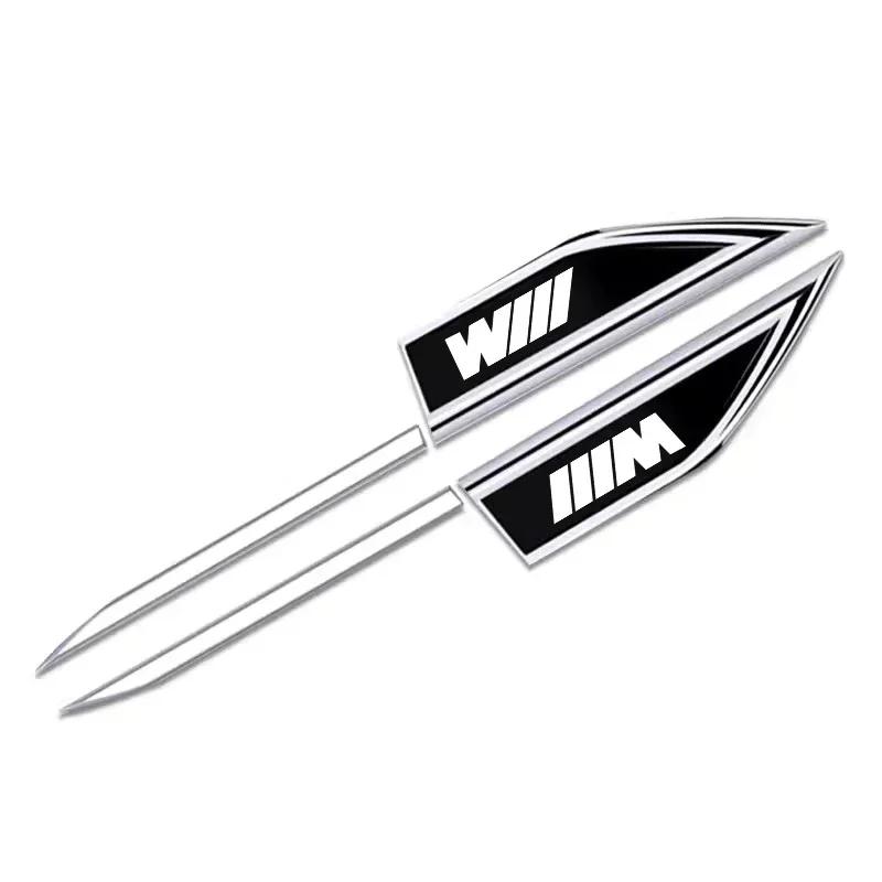 -BMW Metal Stickers 2Pcs Car Body Decoration Stickers For BMW E46 E90 E60 F30 F10 E39 E36 F20 G20 G30 E92 E87 E91 X5 E70 F11 E30
