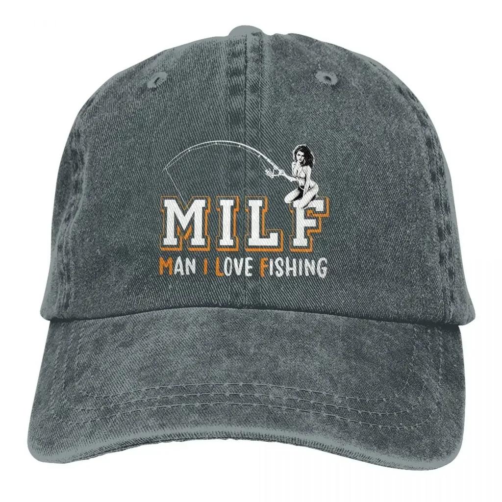 Fishing Multicolor Hat Peaked Men Women's Cowboy Cap Funny Fishing Baseball Caps Personalized Visor Protect Hats