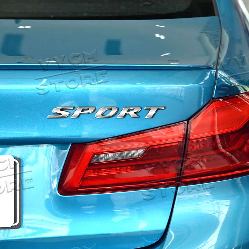 For Sport Metal Emblem Civic Typer Accord CRV Vezel HRV Stepwgn Odyssey Jazz Fit 3D Decals Sticker Rear Trunk Badge Logo