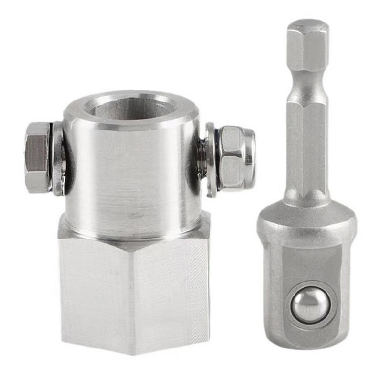 Для Ссылки на Описание Домкрат Рукоятка Рукоятка Замена Нержавеющая Сталь Зарядный Адаптер для Дрели Адаптер Розетки Адаптер Розетки для Сверла belgium
