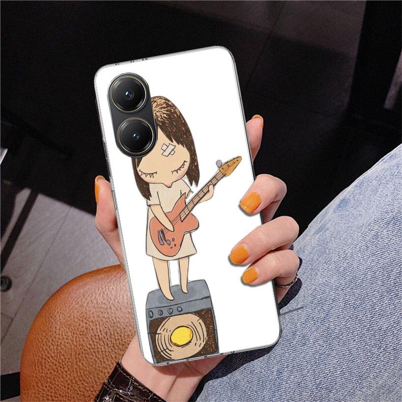 Y-Yoshitomo Nara Phnoe Case for Xiaomi Poco X5 X6 X7 Pro X4 Gt F7 Ultra M8 M7 Redmi 15C 15 13C 13 12C 12 Unique Cover Coque Poco