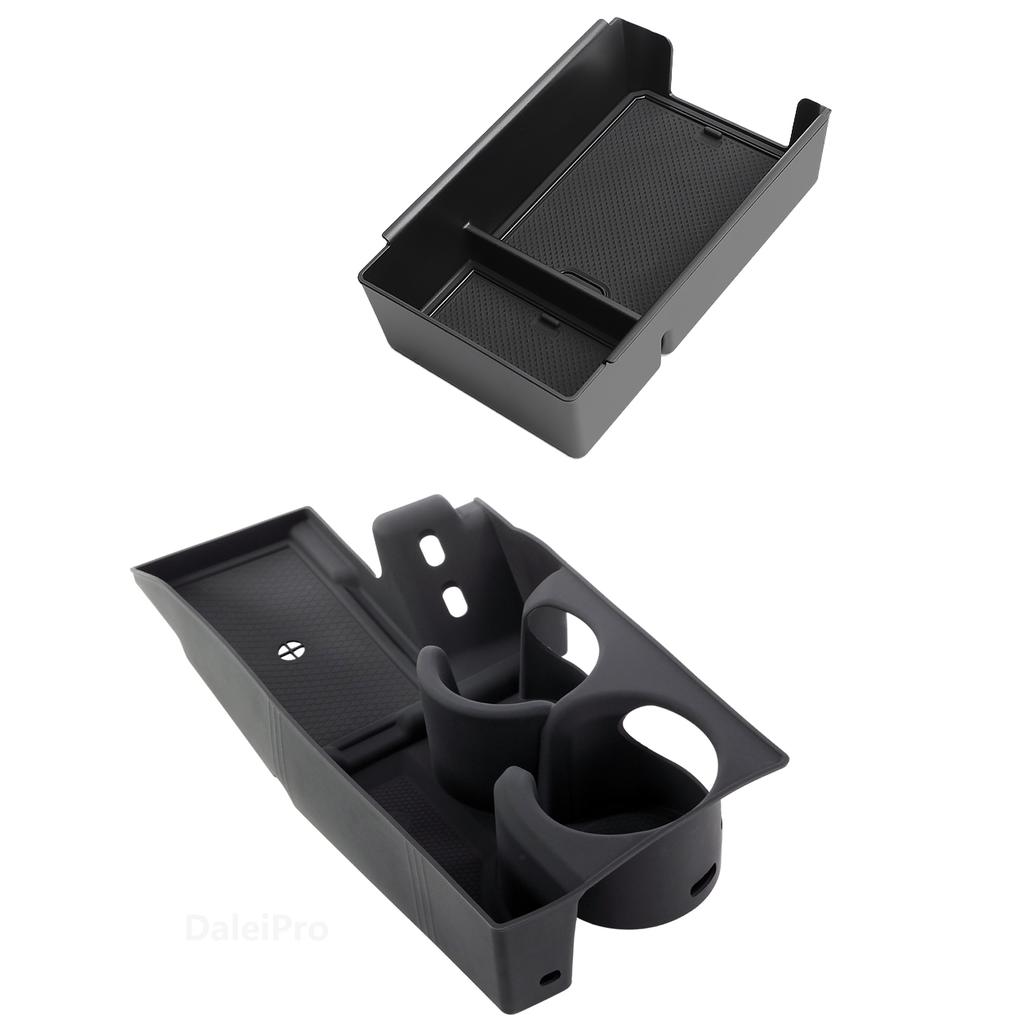 For Mercedes-Benz GLC 2023 2024 2025 X254 Armrest Storage Box Silicone Center Console Tray Cup Holder Modification Accessories
