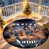 Custom Name Personalized Bride of Chucky Print Round Rug, Versatile Home Decor Carpet, for Playroom, Apartment, Balcony, Entryway, Hallway Gift
