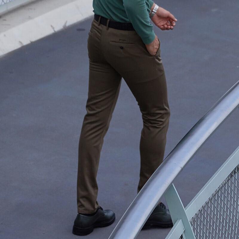 YOUNGOR Men's Autumn/Winter Straight-Leg Casual Pants