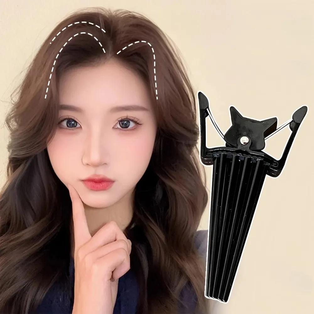 Root volume clip, bangs volume pick, hair roller, men s parting volume pin white