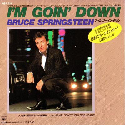 7inch Record BRUCE SPRINGSTEEN  Im Goin Down 10SP914 CBS SONY 1984 Japan Rock Used