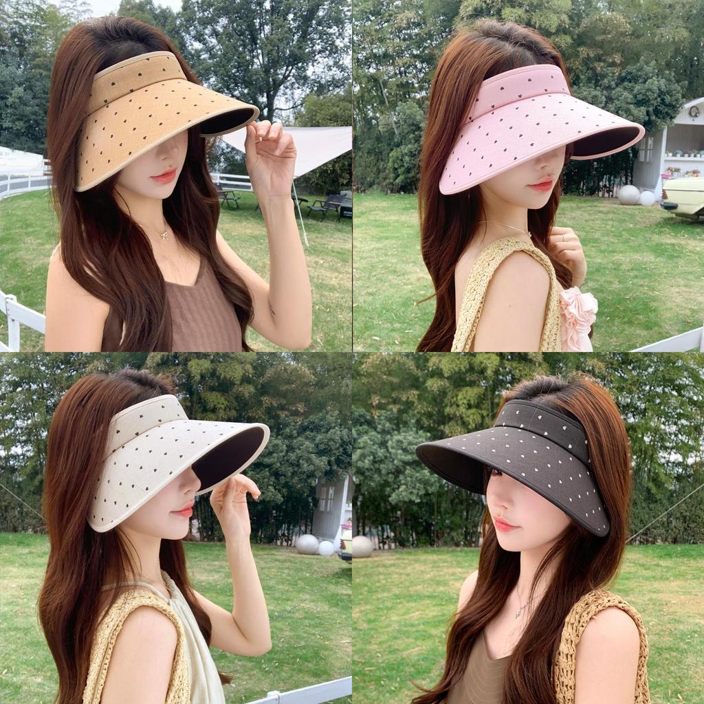 Polyester Sun Hat For Women With Wide Brim Uv Protection Summer Fashion Accessory