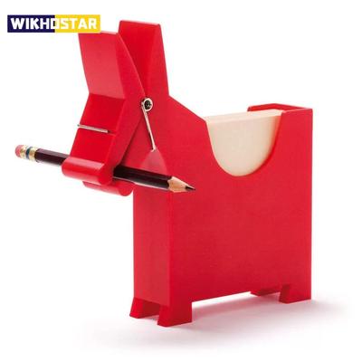 Porte-mémo de bureau Clip Post-it Mignon Mule Porte-cartes de visite Créatif Organisateur Rangement Décor de table Amusant Fournitures de bureau