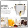 Ciieeo Drink Dispenser with Faucet Portable Beverage Container for Parties Juice Dispenser with Lid for Home and Outdoor Events Easy To Use and