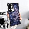 Snow Snowflake Winter Cold Plating Phone Case For Samsung Galaxy S24 S25 FE S26 Edge S23 Ultra S22 S21 Plus S20 Anti-Fall Airaba