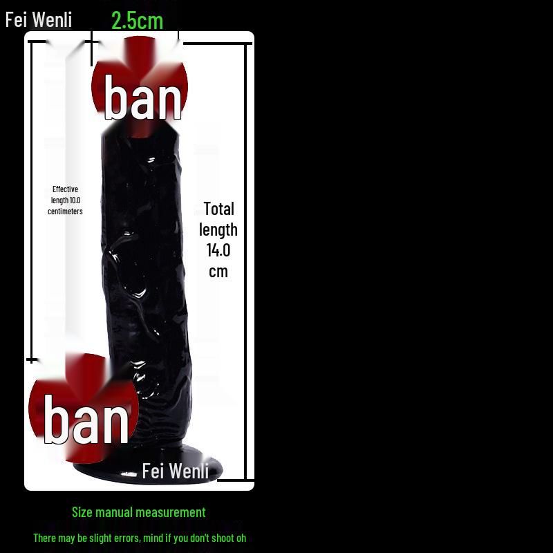 High Transparency Thick Suction Cup Dildo for Women - Flirting Adult Toy