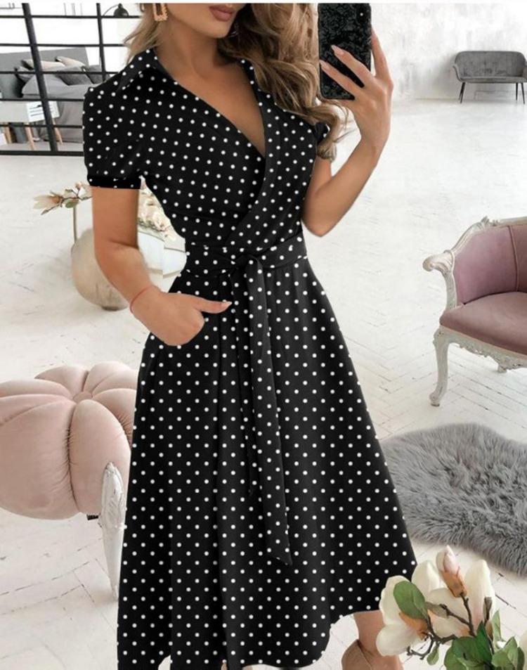 Summer Vintage Rainbow Striped Print Button Up Shirt Dress Women Casual Elegant Long Maxi Dresses Ladies Short Sleeve