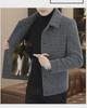 Men's Golden Mink Velvet Jacket - Trendy Autumn/Winter Short Woolen Coat