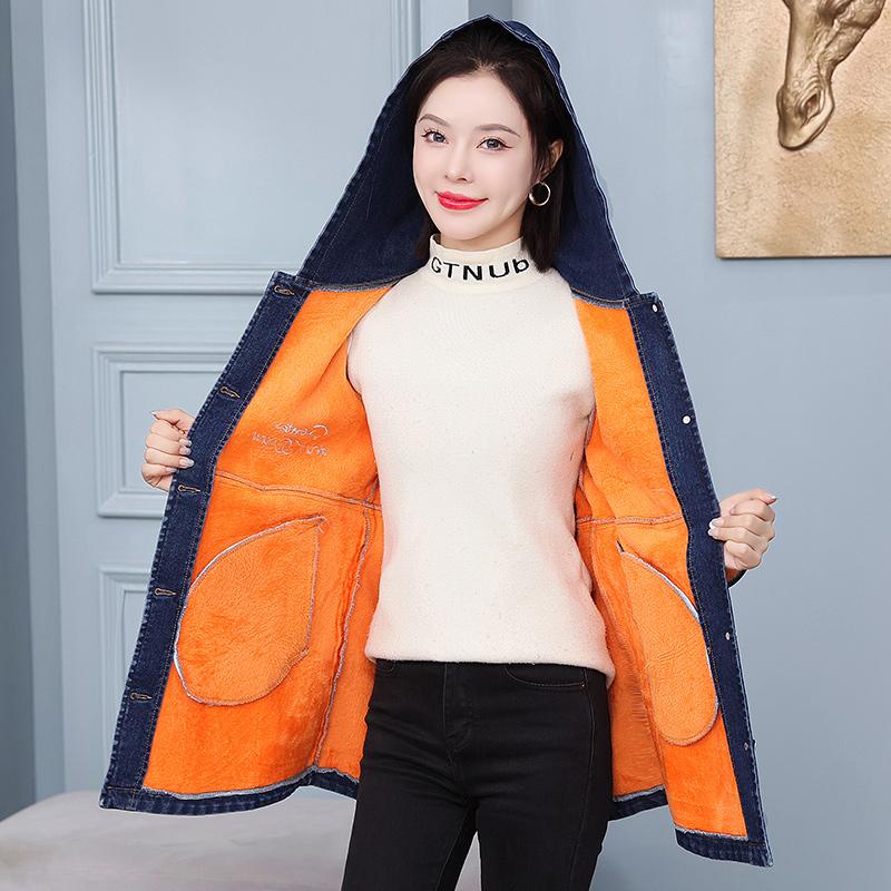 Velvet Jacket, Women's Denim, Korean Version, Women's Loose Top, Minimalist Jacket