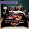 Conjunto de Cama com Padrão VfB Stuttgart Colcha Capa de Colcha Fronha Decoração de Casa Presente de Aniversário (1 * capa de edredom + 2 * fronhas sem enchimento)97