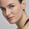 Luxenter Earrings with Shiny Zirconia Silver Finish - 9mm - Shog