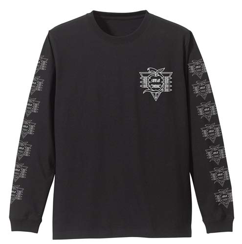 COSPA EVANGELION Seele Sleeve Rib Long Sleeve T-Shirt BLACK L