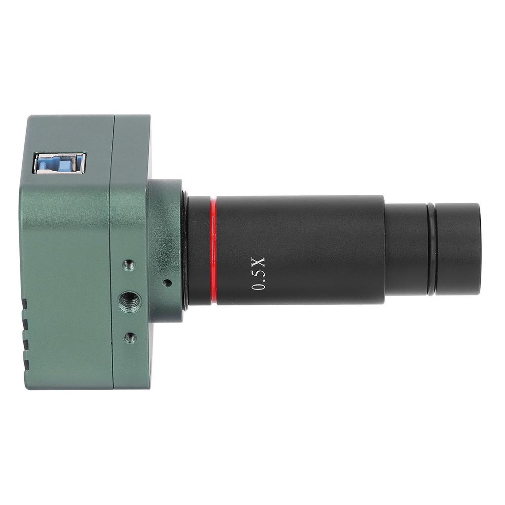 Electronic Microscope Camera 4K 8MP USB3.0 Electronic Digital Eyepiece with 0.5X Lens and 30mm 30.5m