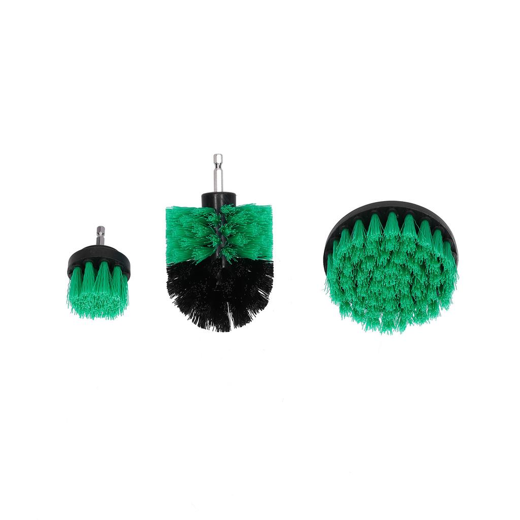 3PCS Drill Brush Power Scrubber Set Cleaning Brushes for Home Furniture Carpets Kitchen
