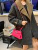 Elegant 2025 Summer Kelly-Style Mini Silver Buckle Handbag - Women's Shoulder & Crossbody Fashion Accessory