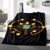 1pc Fantasy Landscape Adventure flannel Blanket for Super Soft Cute Comfort Blanket for Travel Bedding Couch Sofa Blanket Y82555