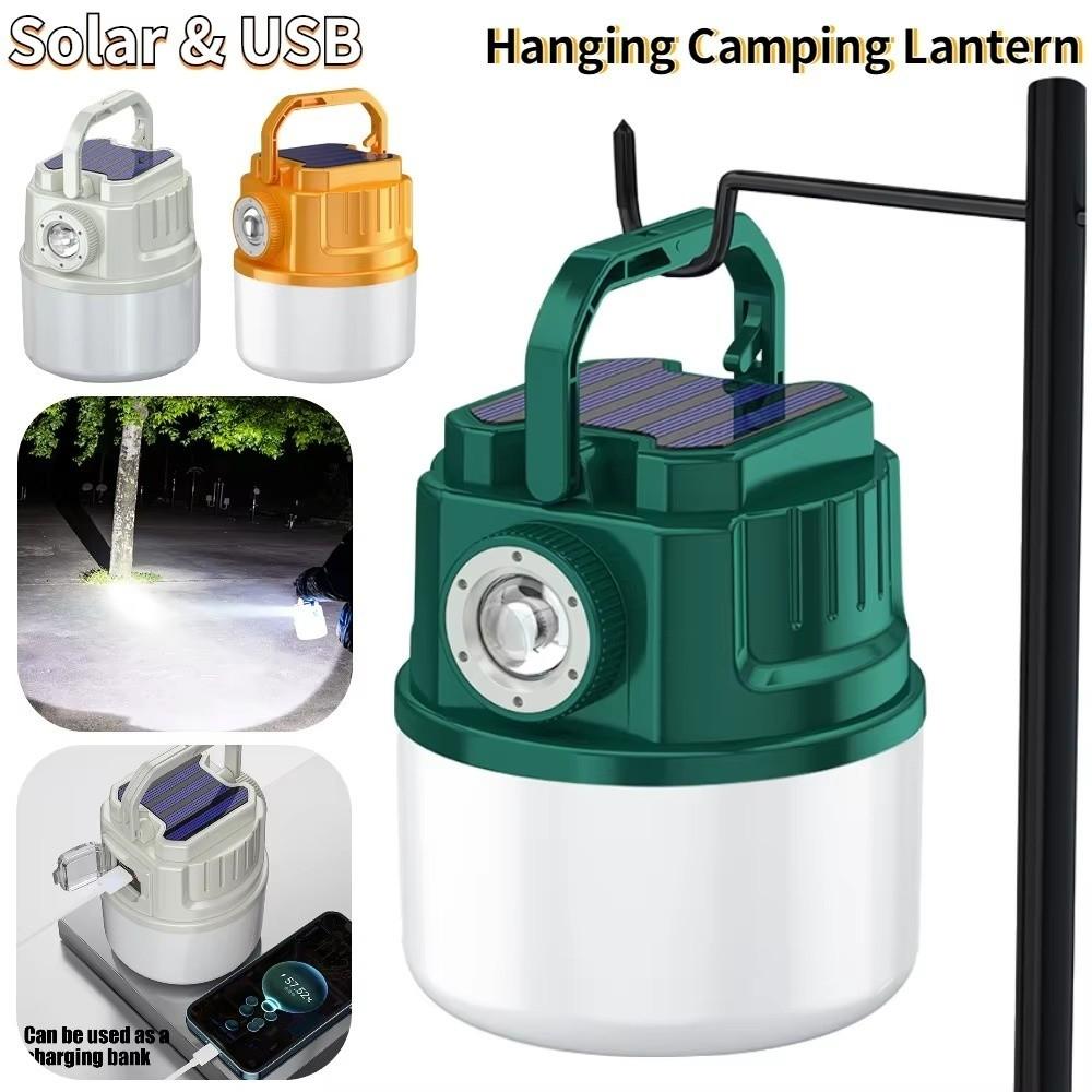Battery Display Solar Outdoor Lamp Waterproof Tent  Light Outdoor Camping Light  Outdoor Camping