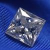 Certified D Color Moissanite Square 4x4 mm VVS1 Fabulous Loose Gemstone