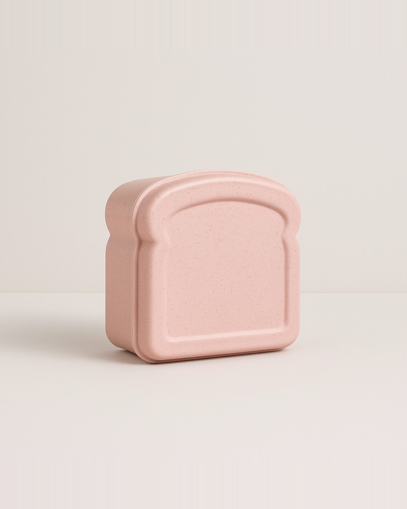 Bento Box s víkem Přenosné sendvičové pouzdro na uskladnění potravin ve tvaru toastu odolné vůči vlhkosti Easy Clean