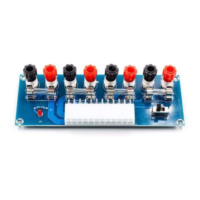 24 Pin ATX Power Supply Breakout Adapter Module Desktop Computer Chassis Power Supply ATX Transfer Board 12V 5V 3.3V