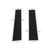 4X Piano Black Pillar Post Door Trim Fit For 2004-2014 Ford F-150 Super Cab Crew