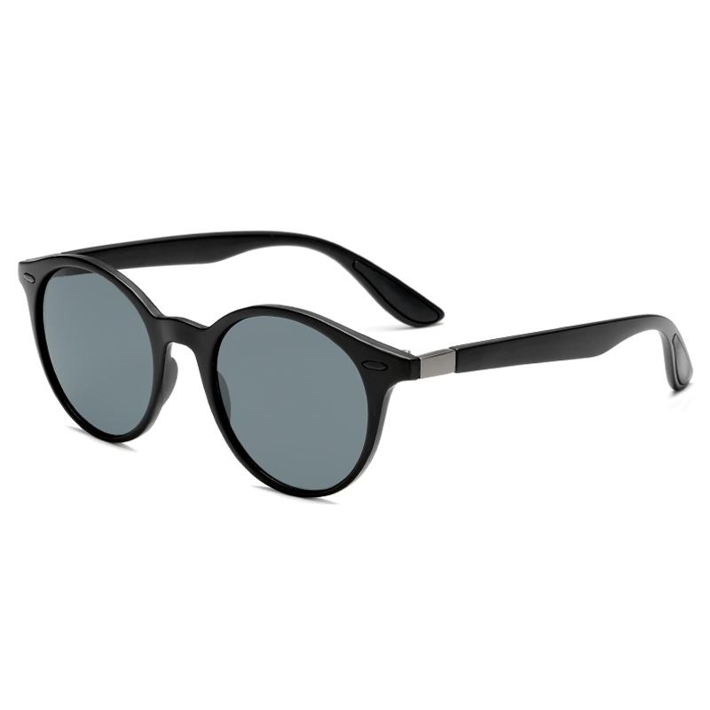 Fashion Round Men Sunglasses Women Vintage Plastic Sun Glasses For Male Anti Glare Driving Shades Eyewear Uv400