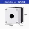 Strong Waterproof Magnetic Button Box: 1234-Position, Emergency Stop & Start Single Hole Control Switch.