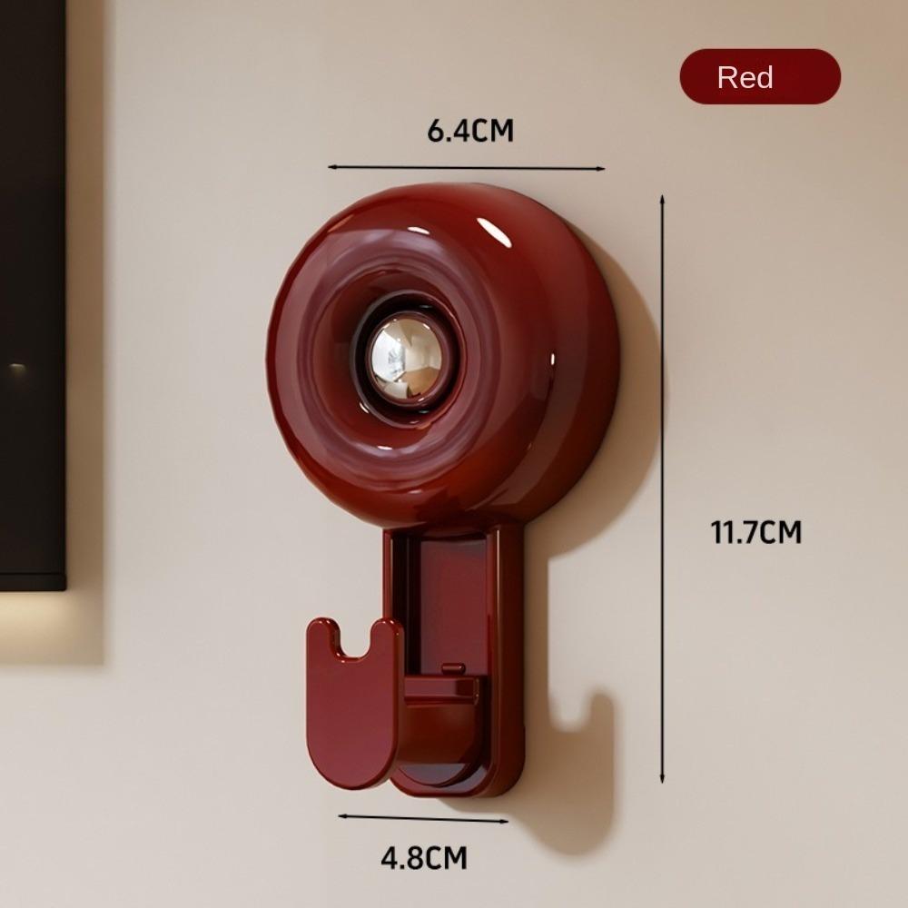 Punch-Free Suction Cup Hooks Wall Mounted Strong Load-Bearing Bathroom Towel Holder Coat Hanger for Kitchen Bathroom Accessories