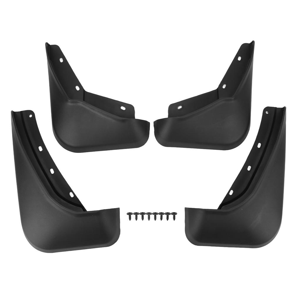 4 stk. Skvettlapper for bil Foran Bak Venstre Høyre Forebygger Kollisjon Svart Sprutbeskyttelse for XC60 2018 til 2023