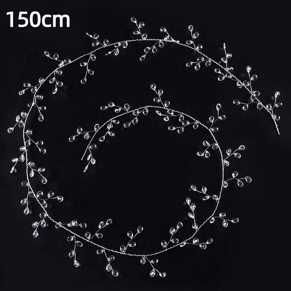 Transparent Crystal Beads Acrylic Diamond Beaded DIY Curtain Garland Stage Accessories