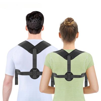 Verstellbare Rückenstütze, unsichtbare Schulterhaltungskorrektur, Unisex-Korrekturgürtel für die Wirbelsäule und den Nacken, für das Home-Office und den Sport