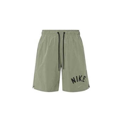Logo Print Elastic Drawstring Five-Point Sports Shorts Men Shorts Khaki FV9895053