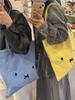 Tote bag with coin purse and pocket, zippered shopping bag, shoulder bag, crossbody bag, large capacity, stylish, popular character goods, perfect