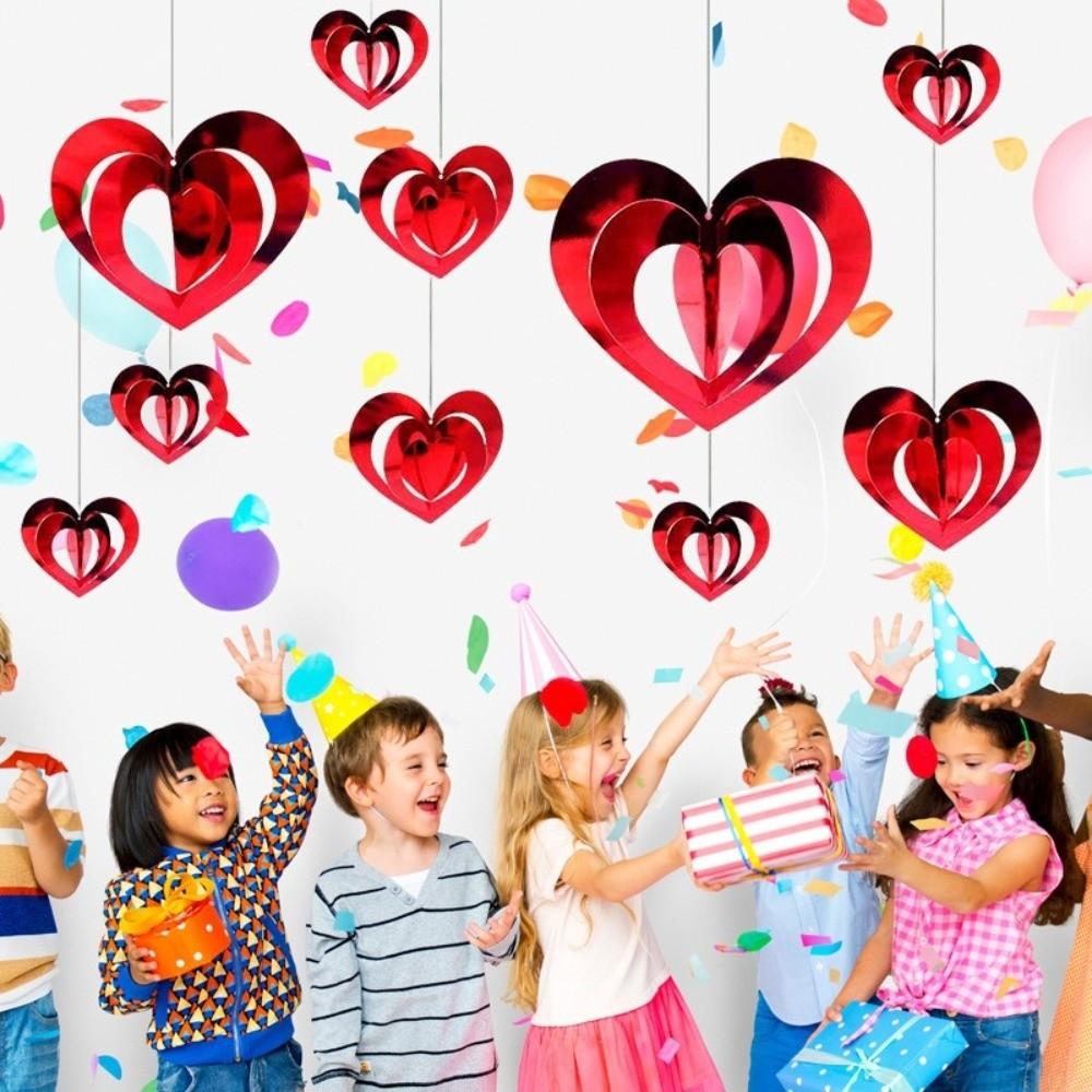 Romantic Valentine's Day Love Pulling Wedding Love Flower Hanging Curtain  Anniversary