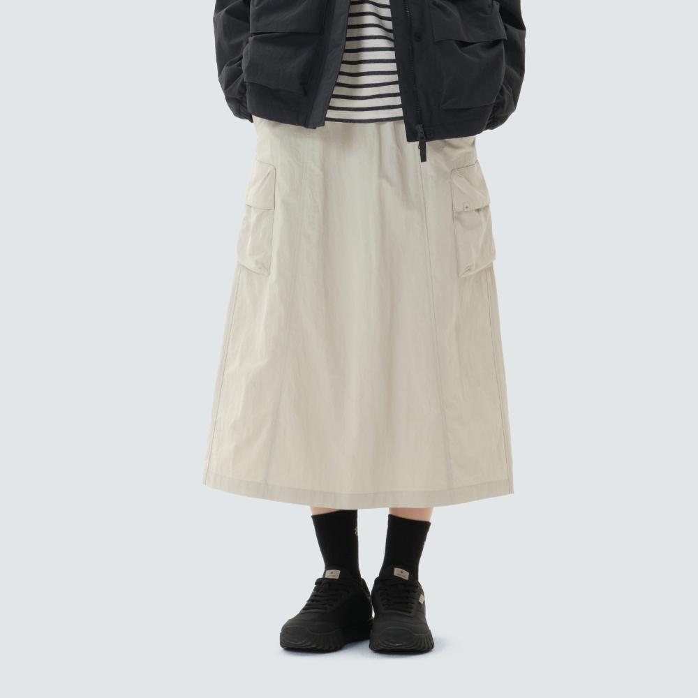 SNOWPEAK Campfl Flare Skirt Light Beige (S26ZWCSK11)