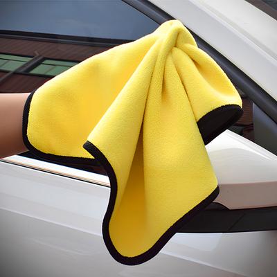 Autopflege-Waschwerkzeuge, 500 g/m², 30 x 60 cm/30 x 30 cm, dicke Plüsch-Mikrofaser, Autoreinigung, Auto-Mikrofaser-Wachs, Polier-Detailing-Handtücher