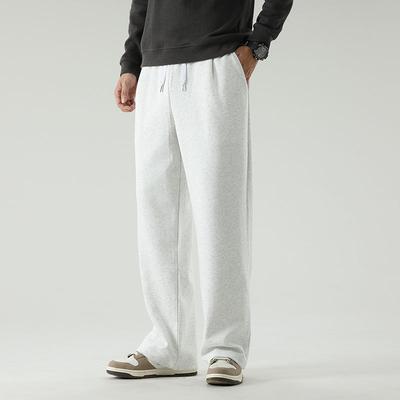 Wide-leg Pants Men Autumn and Winter Casual Pants Men Autumn and Winter Straight Loose Sweatpants Men Autumn and Winter