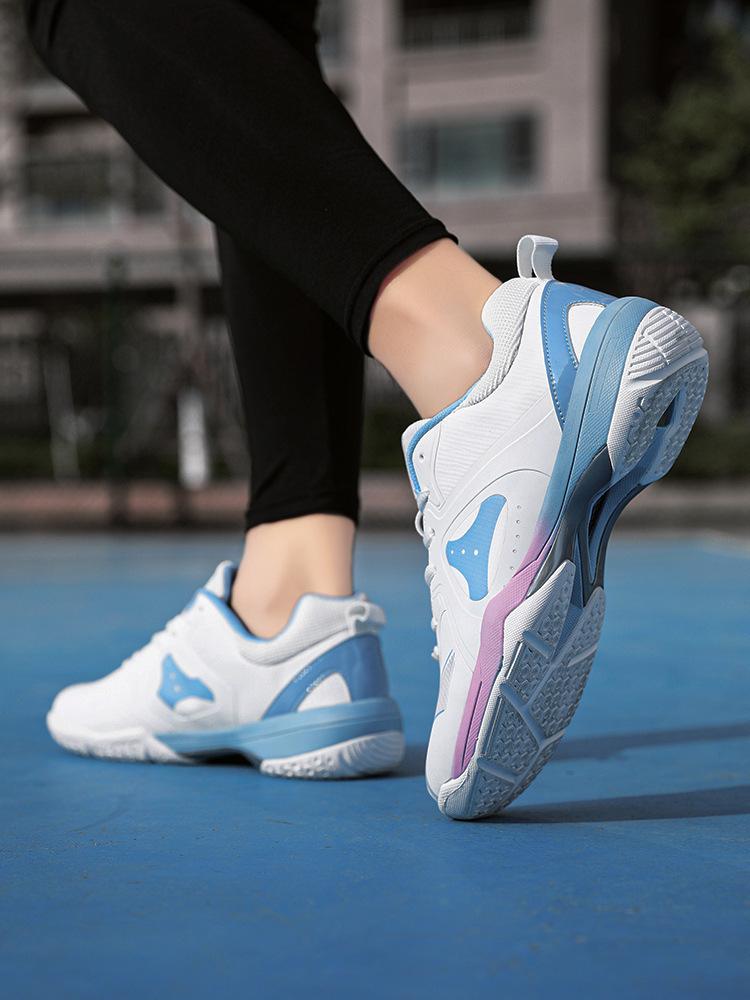 Badminton shoes women's wear-resistant and non-slip couple sports shoes breathable mesh youth student competition training shoes adult