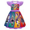 83161 Kids Girls Game Print Lily Lovebraids Sleeveless Dress