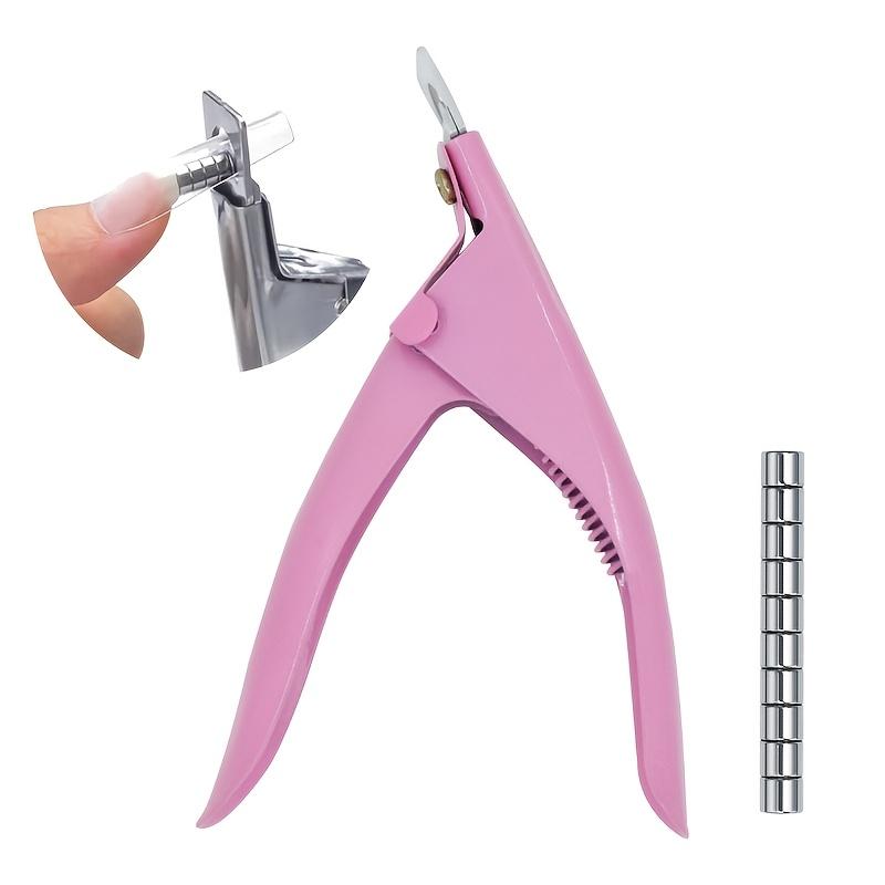 Acrylic Nail Clippers with 15Pcs Magnets Nail Clippers Cutters for Long Acrylic Gel Nails Tips Adjustable Stainless2028