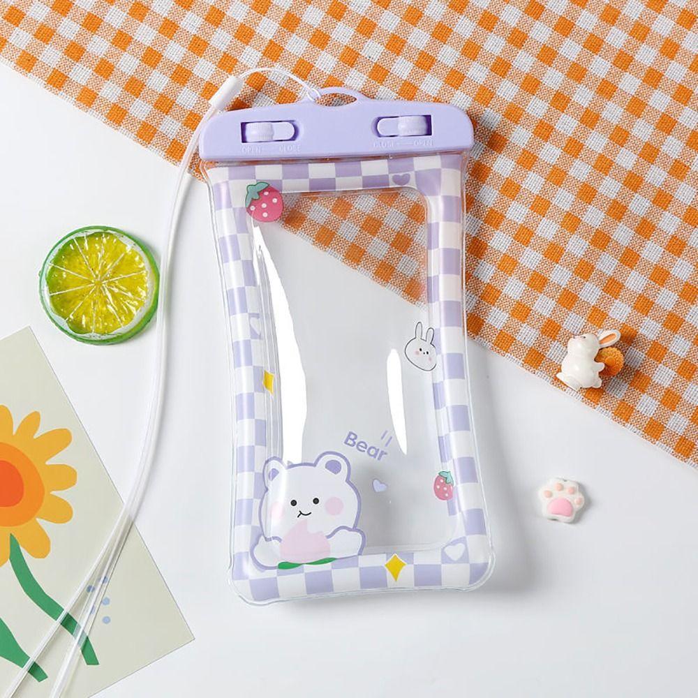 1Pcs Air Bag Shockproof Waterproof Phone Case Cartoon Rabbit Phone Cover New Phone Bag