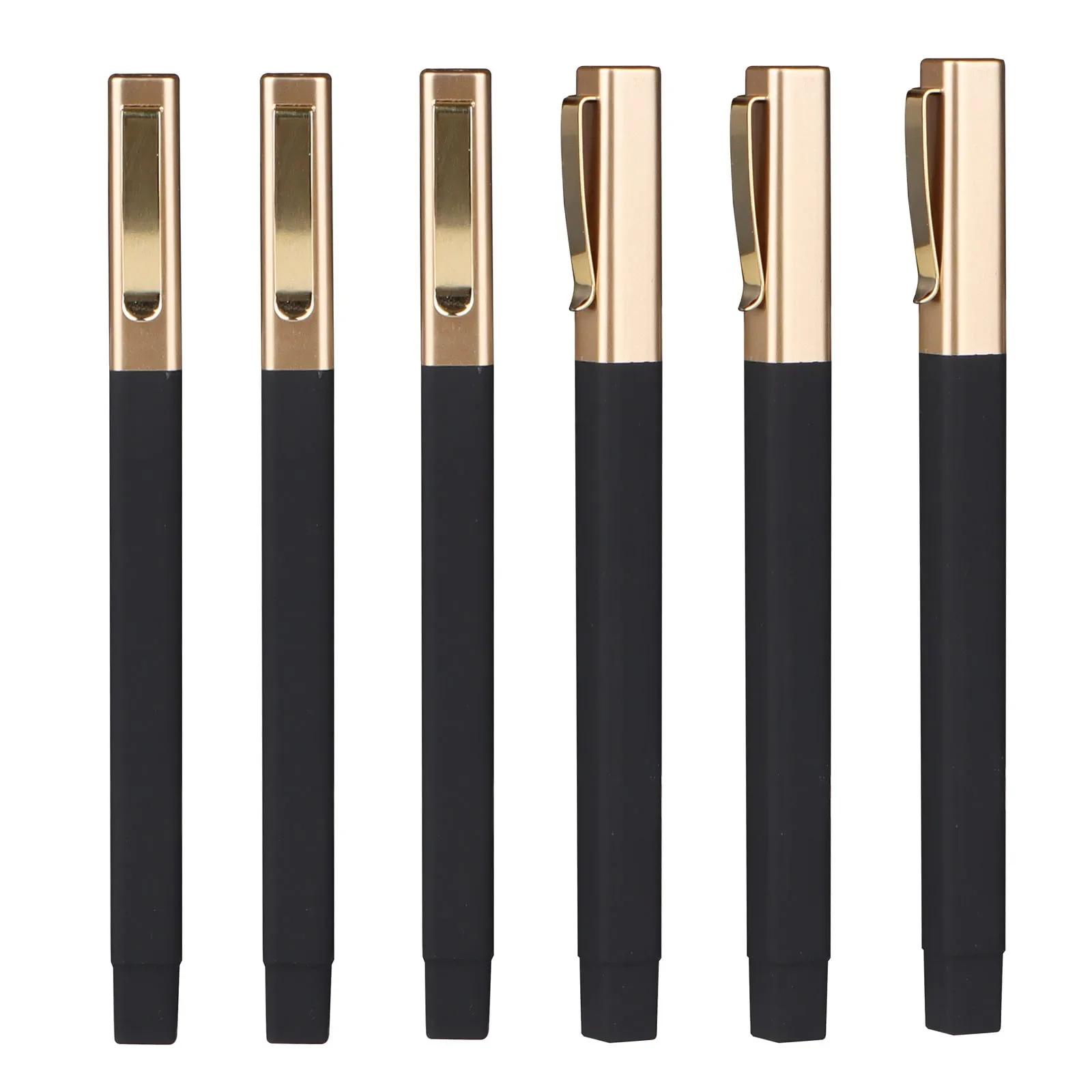 

100pcs Free Custom Logo Square Ballpoint Pens ABS Material for Promotional Advertising Gift Pen