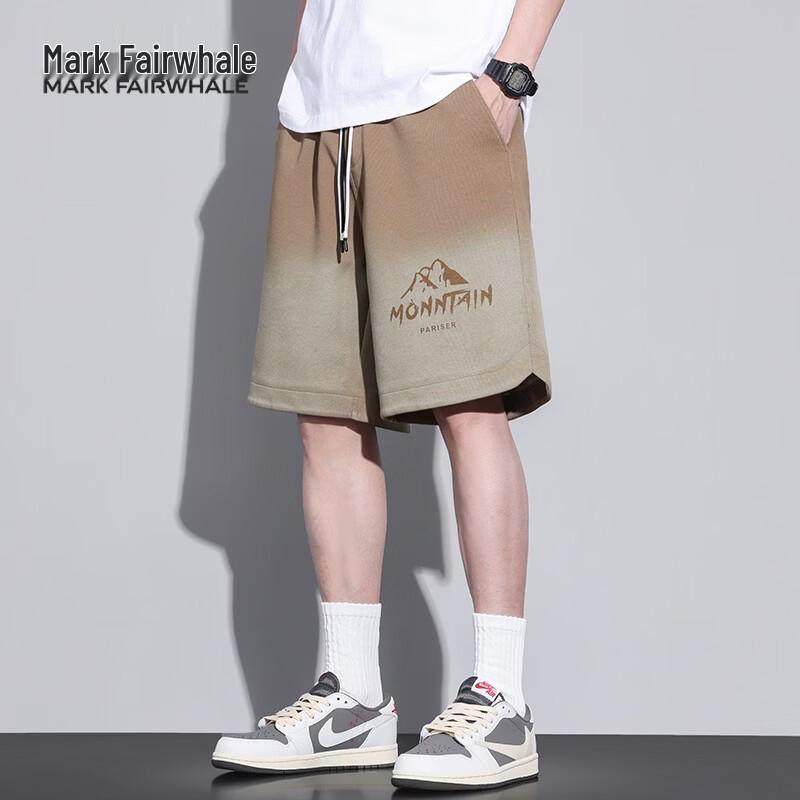MARK FAIRWHALE Men s Ice-Feel Summer Sports Shorts 3XL
